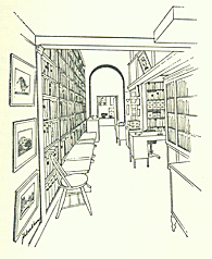 Interior view, looking toward Warren Howell’s office