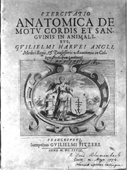 The title-page of William Harvey’s <em>De Motu Cordis</em> (1628)